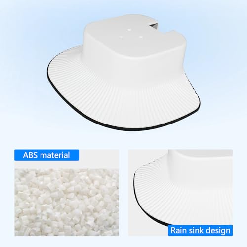 2 Pack Sun Rain Shade Cover Compatible with Eufy SoloCam S340/E42/E30 2 Pack