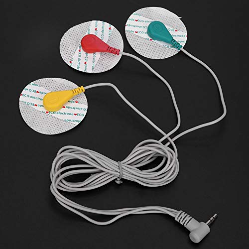 EMG Muscle Sensor, Electromyographic Sensor, Muscle Signal Sensor System with EMG Connection Cable + Test Suction Pad, for Measuring and Observing Muscle Activity