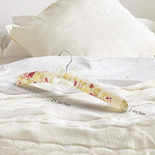 Padded Clothes Hangers for Sweaters,Women Padded Coat Hangers Pack of 10
