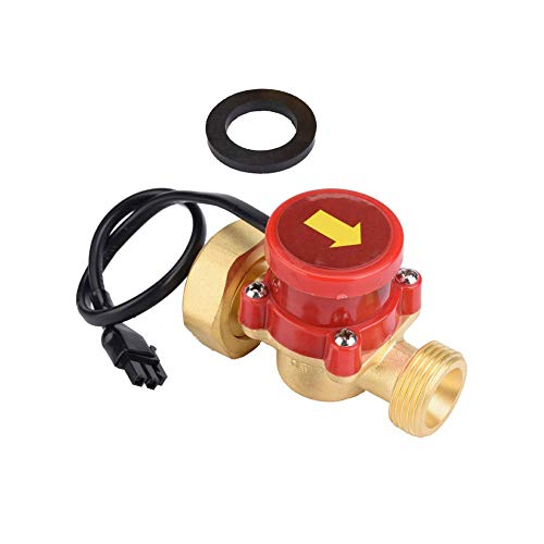 Flow Control Switch, HT-60 G1-G3/4 Thread Water Pump Flow Sensor Electronic Pressure Automatic Control Switch 220V 0.6Mpa, Water Flow Control Switch