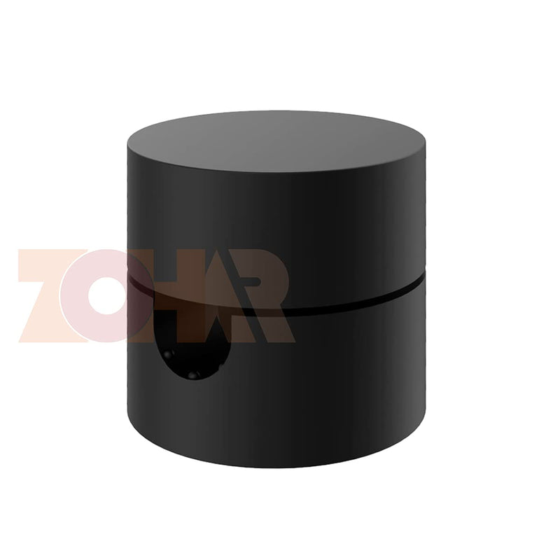 [Australia - AusPower] - ZOHAR Pack of 8 Two-Piece Wall and Ceiling Pins Black for Textile Cable Ceiling Mounting Monkey Swing Surface-Mounted Cable Holder for Lamp DIY with Screws and Dowels 8 Stück Zweiteilige 