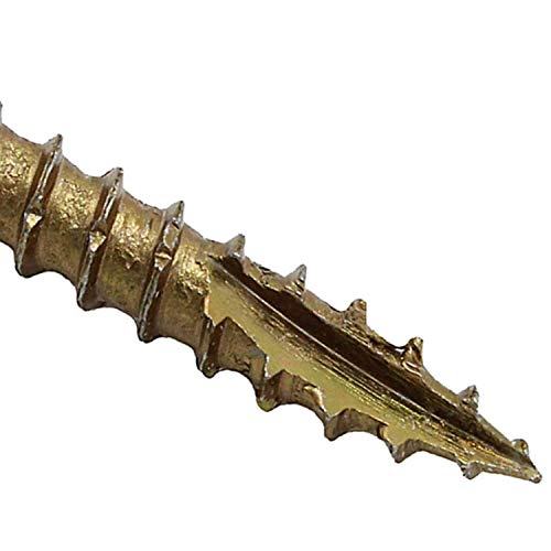 Jake Sales #7 x 3-inch bronze-coated wood screws with tiny finish heads and Torx star drive, 1-pound box