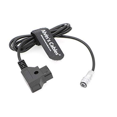Alvin's Cables BMPCC4K to D Tap Power Cable for Blackmagic Pocket Cinema Camera 4K Gold Mount V Mount Battery Weipu 2 Pin Female to P Tap