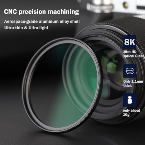 Haoge LH-X200S Square Metal Lens Hood with 49mm Ultra Slim MC UV for Fuji x100v x100f x100t Camera