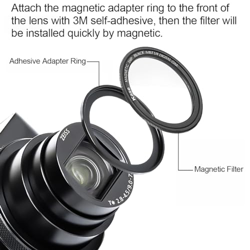 Kase Wolverine Magnetic Black Mist 1/4 Filter for Sony RX100 Series