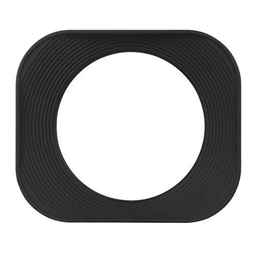 Haoge LH-E2T 49mm Square Metal Screw-in Lens Hood with Cap for Sony RX1 RX1R RX1RII Camera, Sony E 20mm f2.8, 28mm f2, 30mm f3.5, 35mm f1.8, 50mm f1.8, TE 24mm F1.8, 55mm F1.8, TFE 35mm F2.8 Lens