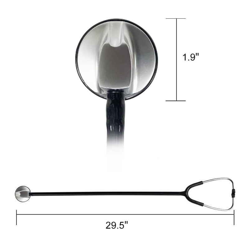 [Australia - AusPower] - SCIAN Stethoscope for Nurse - Deluxe Single Head Stethoscope for Medical and Clinical Use, Perfect Work for Nurse Doctor Pediatric Infant (Black) Black 
