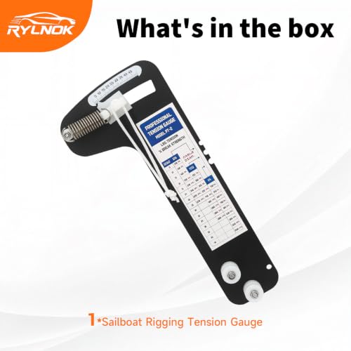 RYLNOK PT-2 sailboat rigging tension gauge for 3/16 and 7/32 inch cable diameters