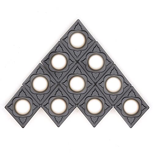 FOMASP CCMT32.51 CCMT09T304-PM carbide turning inserts with PM chip breaker for steel, 10 pieces