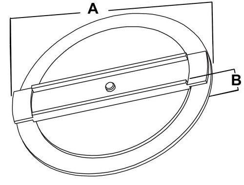 [Australia - AusPower] - Morris 21797 Type S Knockout Seal with Screw and Bar, 3", 1-Pack 3" 