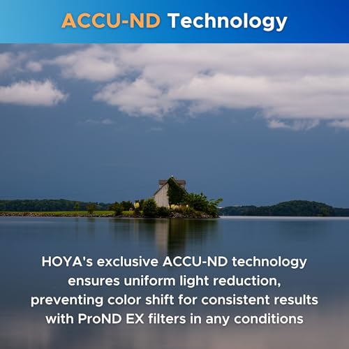 Hoya PRO ND-EX 49mm ND64 6-Stop Neutral Density Filter with ACCU-ND Tech 49 mm