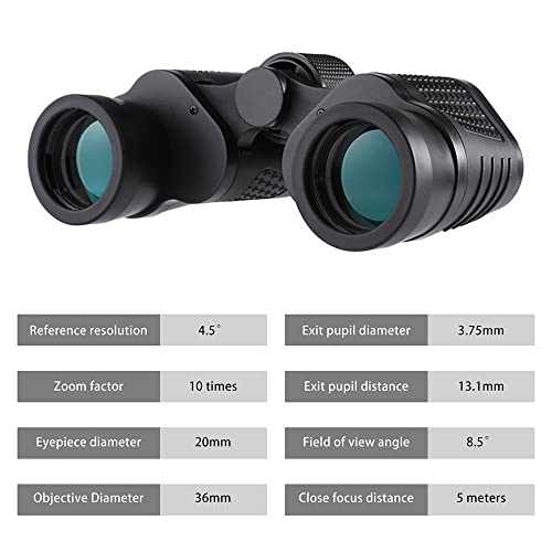 DONGKER 90X90 Binoculars,Waterproof Compact Binoculars with Low Light Night Vision for Concerts Travelling Hiking Gifts Party