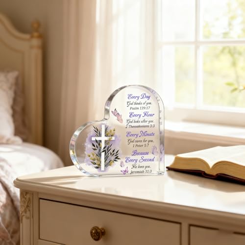 Religious Gifts for Women Acrylic Christian Bible Verses Decor