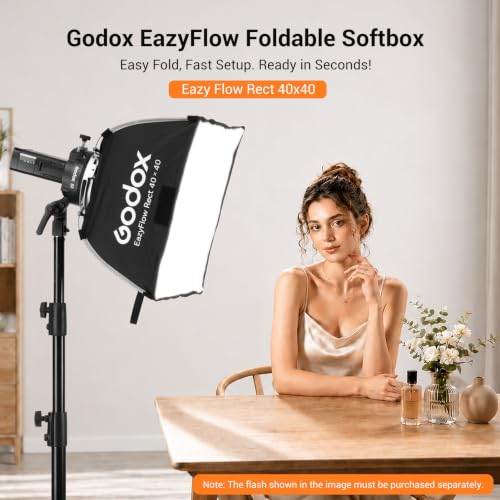 Godox EazyFlow Rect 40x40/15.7x15.7 Foldable Softbox EazyFlow Rect 40x40cm 15.7x15.7