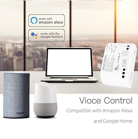 [Australia - AusPower] - Easy Operation,Tuya 1 Channel WiFi Wireless Smart Temperature Relay Switch Module, Remote Temperature Controller with Realtime App Notification Alert,Compatible with Alexa Google Home(AC/DC7-32V) 