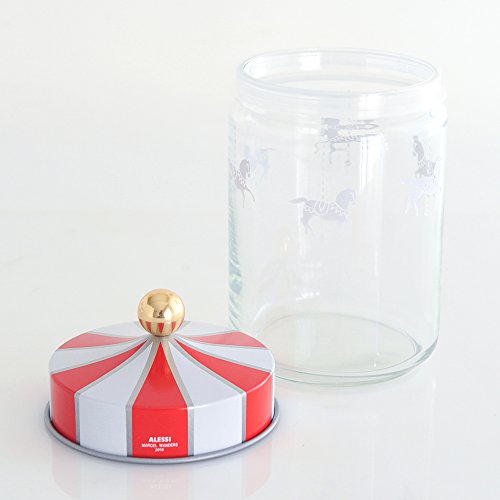 Alessi MW30/100 Decorative Circus Jar, Multicolor, NULL 33.8 Ounces