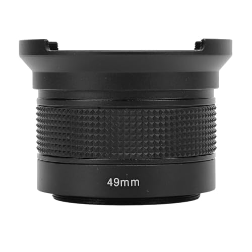 0.35x Ultra Wide Angle Fisheye Lens with Macro, AF IR Compatible. Suitable for All Cameras, Camcorders, and Lenses. for High Resolution Day and Night Photography (49mm) 49mm
