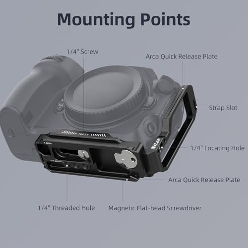 Nitze Z8 L Bracket for Nikon Z 8 Camera - T-N02A