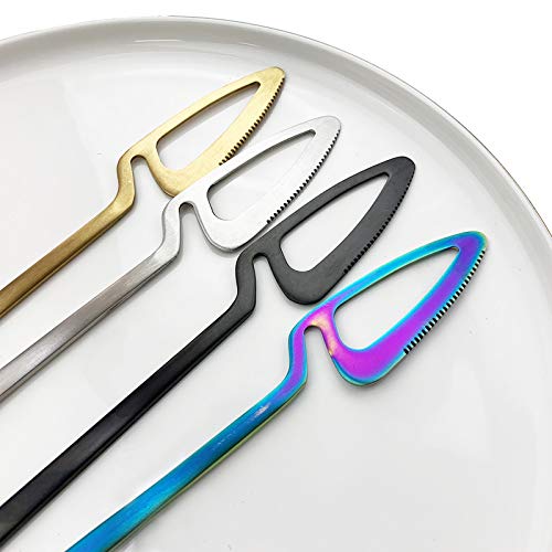 JASHII Hangable 24-Piece Silverware Set, Satin Finish Flatware Cutlery Set Service for 6, Knives/Forks/Spoons Included, Dishwasher Safe (Matte Black) service 6