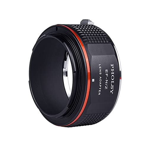 PHOLSY Lens Mount Adapter Compatible with Canon EF Lens to Nikon Z Camera Canon EF/EF S to Nikon Z