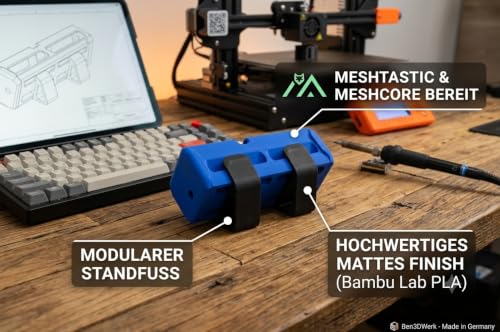 Case for LilyGO T-Beam V1.x with Table Stand, Perfect Fit for Meshtastic & MeshCore, 3D Printed Protective Housing Made of Matte Bambu Lab PLA, Without Electronics