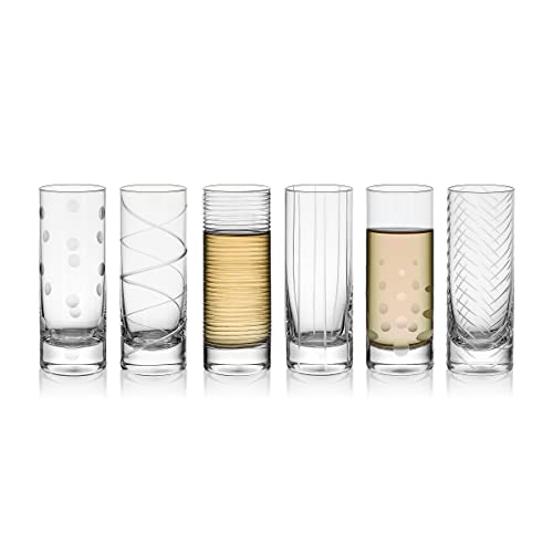 Mikasa Cheers Set of 6 Shot Glasses, 3.5 Ounce 3.5 Ounces