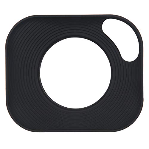 Haoge LH-B39P 39mm Square Metal Screw-in Lens Hood Hollow Out Designed with Cap for Leica Rangefinder Camera with 39mm E39 Filter Thread Lens Black