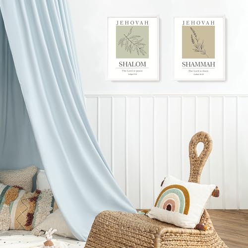LARTSFRO Christian Wall Art Decor, Scripture Art Wall Decor, Jehovah Bible Verse Posters, Christian Gifts for Women, Christian Gifts, Posters for Room Aesthetic, 10x8 Inch Set of 4 Unframed
