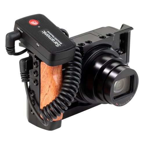 Saramonic 2.4 GHz Camera-Mountable Wireless Mic Dual-Receiver for Cameras & Mobile w/TRS & TRRS (Blink 500 RX), Black (BLINK500RX)