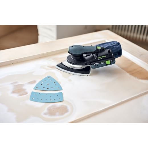 Festool Sanding Sheets Garnet Delta STF D100 x 150 P120-50x | Sandpaper for Delta Sanders - Grit P120 - VOC Paints, Spatula, Filler, Hard Surfaces 50