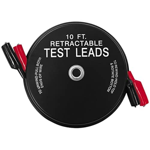 Kastar KAS1140 10ft pair test leads with electrical test probes and insulated wires