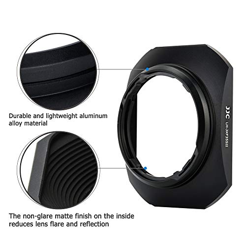 JJC Metal Lens Hood Shade for Fuji XF 35mm F2 R WR, XF 23mm F2 R WR Lens For XF 35mm f2 & XF23mm f2 Lens