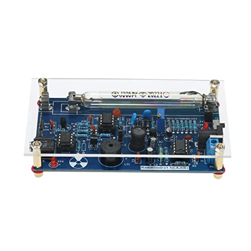 Shkalacar DIY Miller Tube Assembled Radiation Detector System, Tube Nuclear Radiation Detector Geiger Counter Kit Module Experimental Module