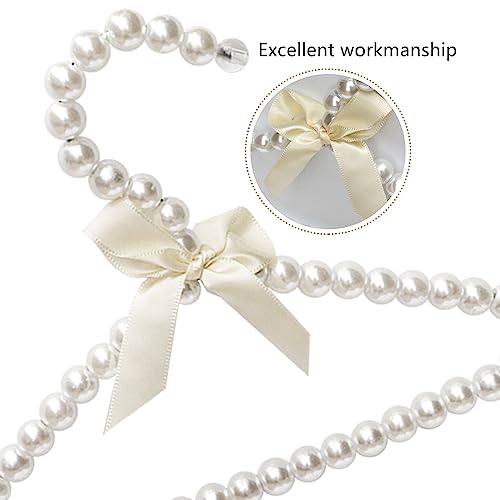 6Pack Baby Pet Dog Clothes Hangers, Mini Cute Pearl Hangers