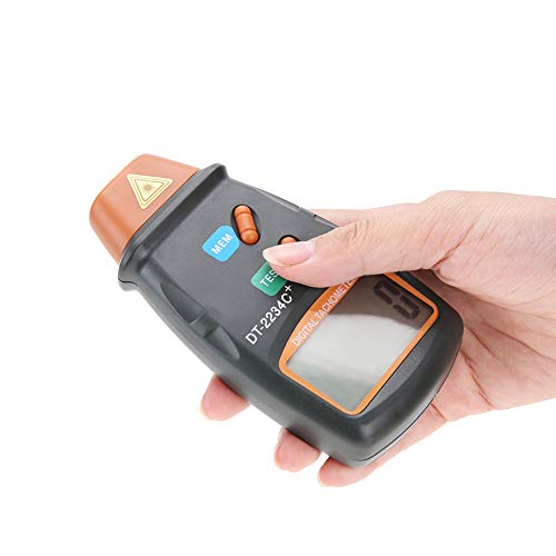 Non-contact bag DT-2234C + laser tachometer digital LCD photo tachometer mini speed display motor tachometer with 3 reflective strips