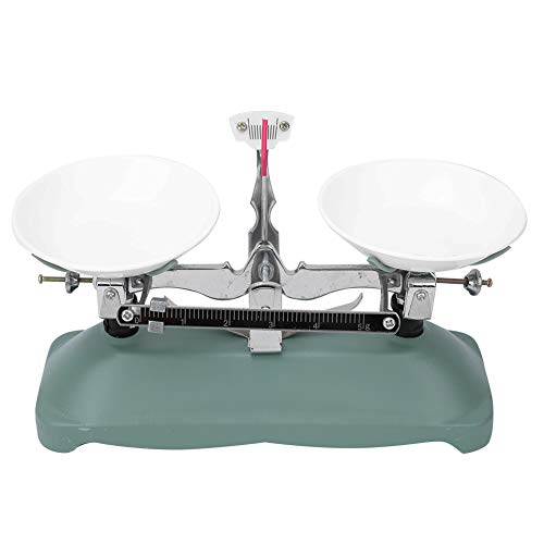 [Australia - AusPower] - Fdit Mechanical Scales Double Tub Scales Tray Table Scales for Laboratory Lessons Physics Accessories Various Weights (100 g) 100G 