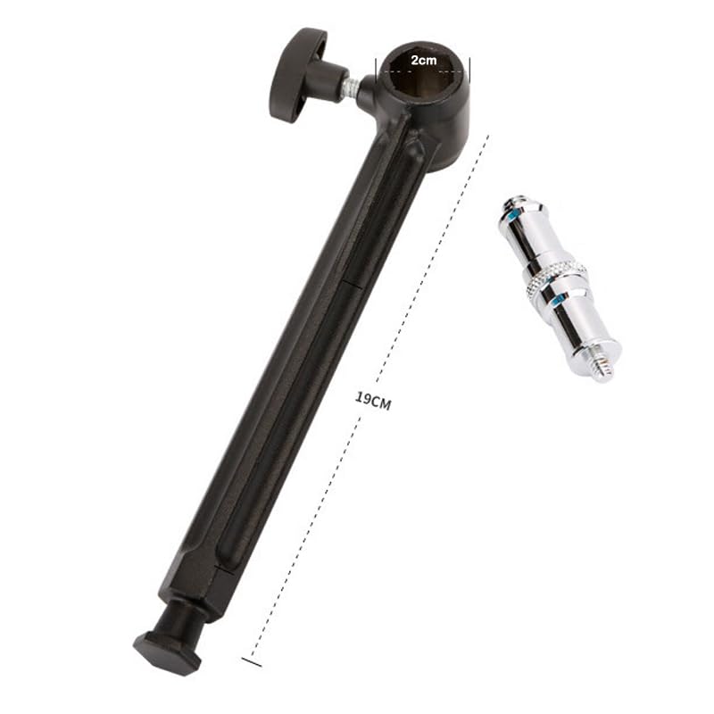 6 Inch Extension Arm with Spigot for Super Clamp - Versatile and Sturdy Photography Accessory for Enhanced Equipment Mounting(2 Pack)