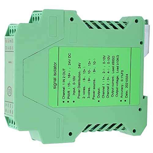 Current Signal Conditioner, 0-10V to 0-10V Highly Reliable Signal Isolator for 2- or 3-Wire Transmitter