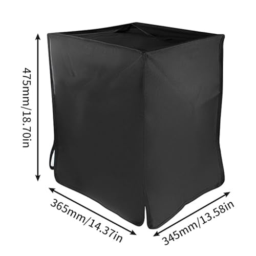 Hyuduo 3D Printer Cover Water Proof Dust Wear Proof High Temperature Resistant with Handle for Easy Removal Fit for A1 Mini 18.7 X 14.37 X 13.58in