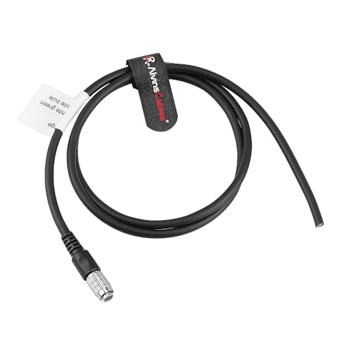 Alvin's Cables HR25-7TP-8S Hirose 8 Pin Female to Open End High Flex Cable for IDS, DAHENG Imaging, Allied Vision GigE Industrial Cameras 5m| 16.4ft 5M/16.4ft Straight 8 Pin
