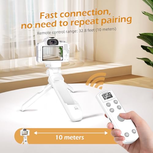 for Canon Tripod Wireless Shooting Grip with Shutter Release White for Canon