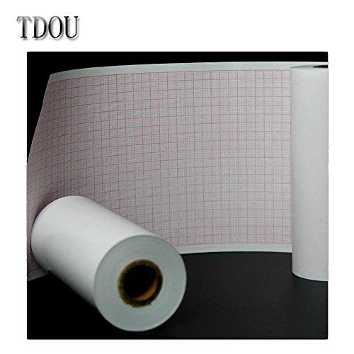 [Australia - AusPower] - TDOU Thermal paper Roll ECG Paper 110mm*20M for CE Marked Digital 12 Leads 3/6 Channel ECG Machine ECG600G Insulation Paper 