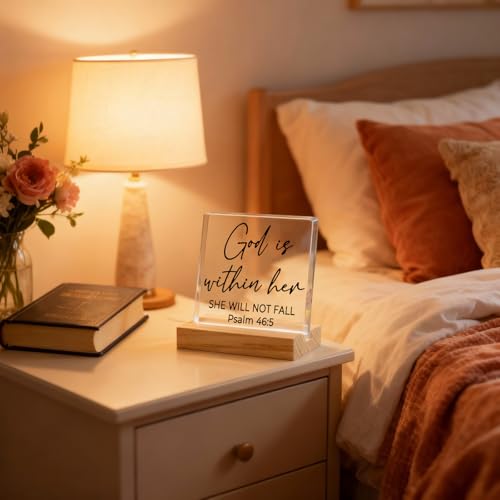 Christian Home Decor Christian Gifts for Women Religious Gift Acrylic black