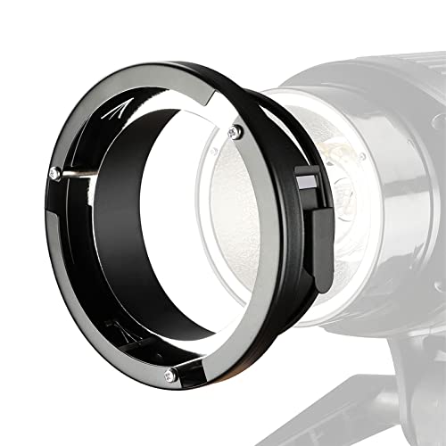 Godox 98mm Mount to Bowens Mounts Speedring Adapter for Godox K150A K180A 250SDI 300SDI E300W E250W Mini 120W/160W/200W 250DI 300DI,Neewer 250W 300W Studio Flash