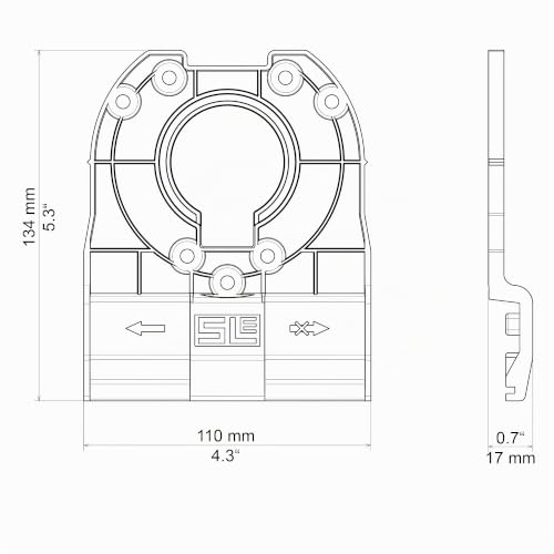 Professional Guide Rail Adapter for Bosch GKF 18V-8 for Makita/Bosch/Festool/Mafell Guide Rail Router Edge Milling Adapter