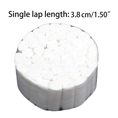50 White Tooth Cotton Rolls Highly Absorbent Non-Sterile Dentists