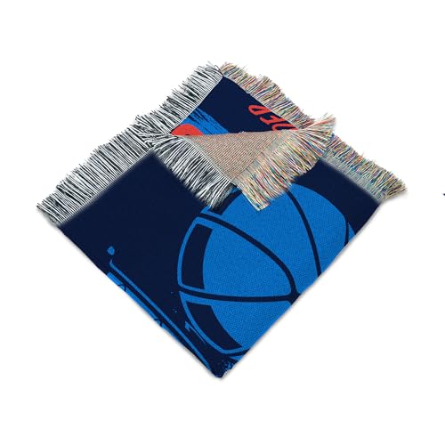 Northwest Oklahoma City Thunder 2025 NBA Champions Victors Tapestry Throw, Officially Licensed 48" x 60" Woven Blanket with Fringe, Decorative NBA Finals Keepsake for Couch, Bed, or Wall Display