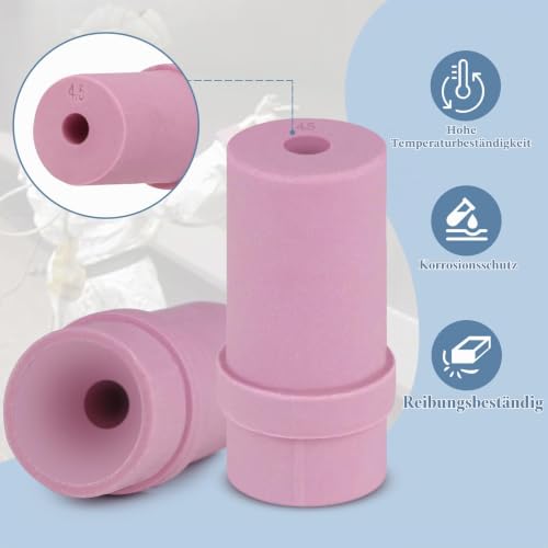 EFUTURETIME 20 x Ceramic Nozzles 4.5 mm for Sandblasting Gun | Replacement nozzles ceramic for sandblasting device