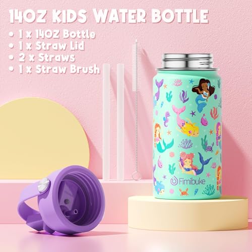 Fimibuke Bento Box for Kids Adult - Leakproof 3-4 Compartments Lunch Bento Box Set with Insulated Food Jar, Water Bottle, Lunch Bag, Sauce Cup & Cutlery for Toddler Teen Shcool Girl Boy Age 3+ A2.Dinosaur