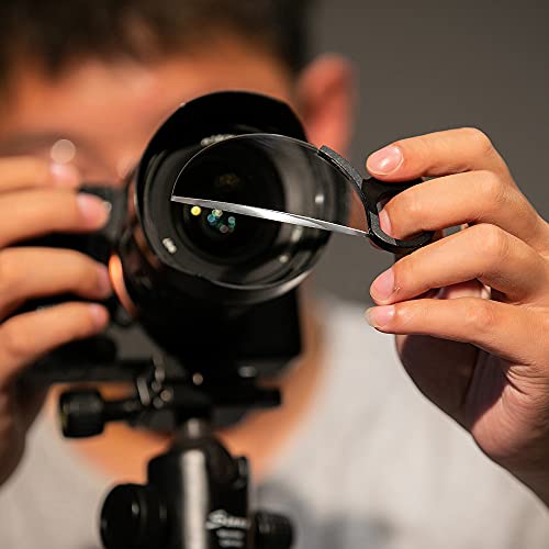Handheld Diopter Lens Filter Ghost Prism Lens Photography Fractal Foreground Blur for Effect Camera Prism 79mm Handheld Split Diopter FX Filter